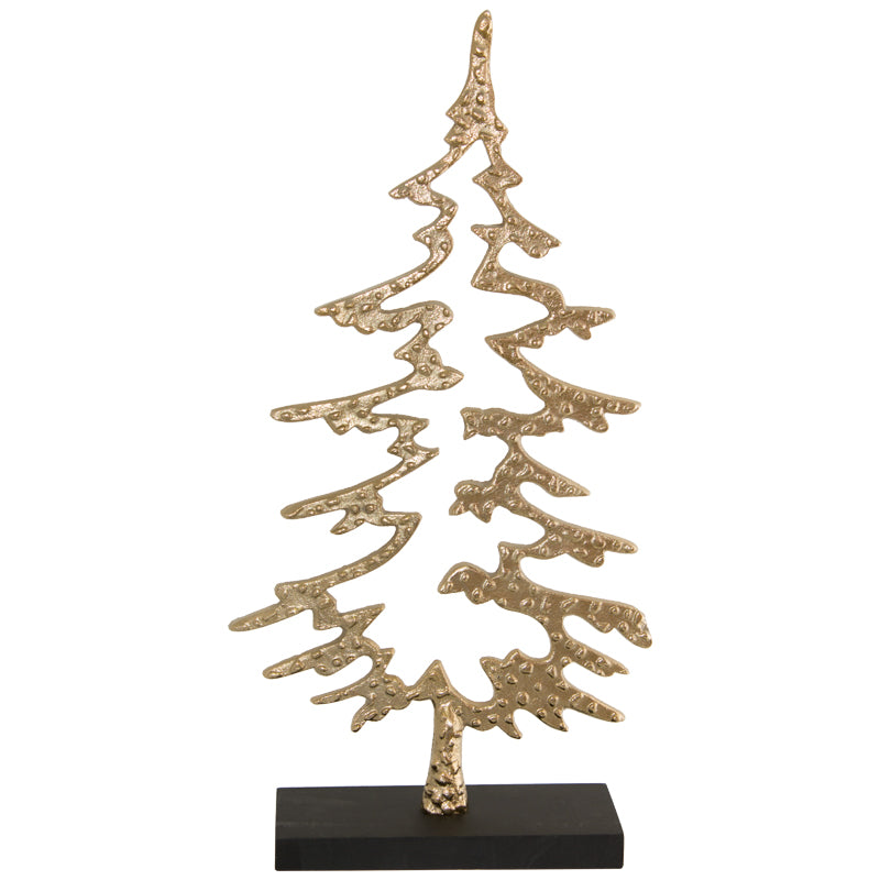 Golden Christmas tree