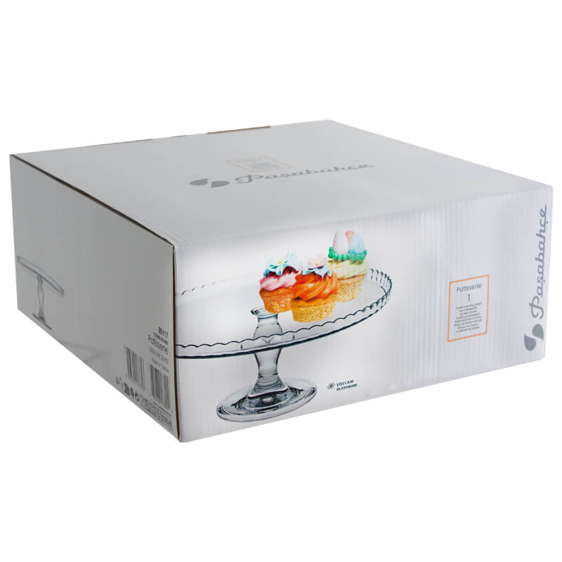 GLASS CAKE STAND