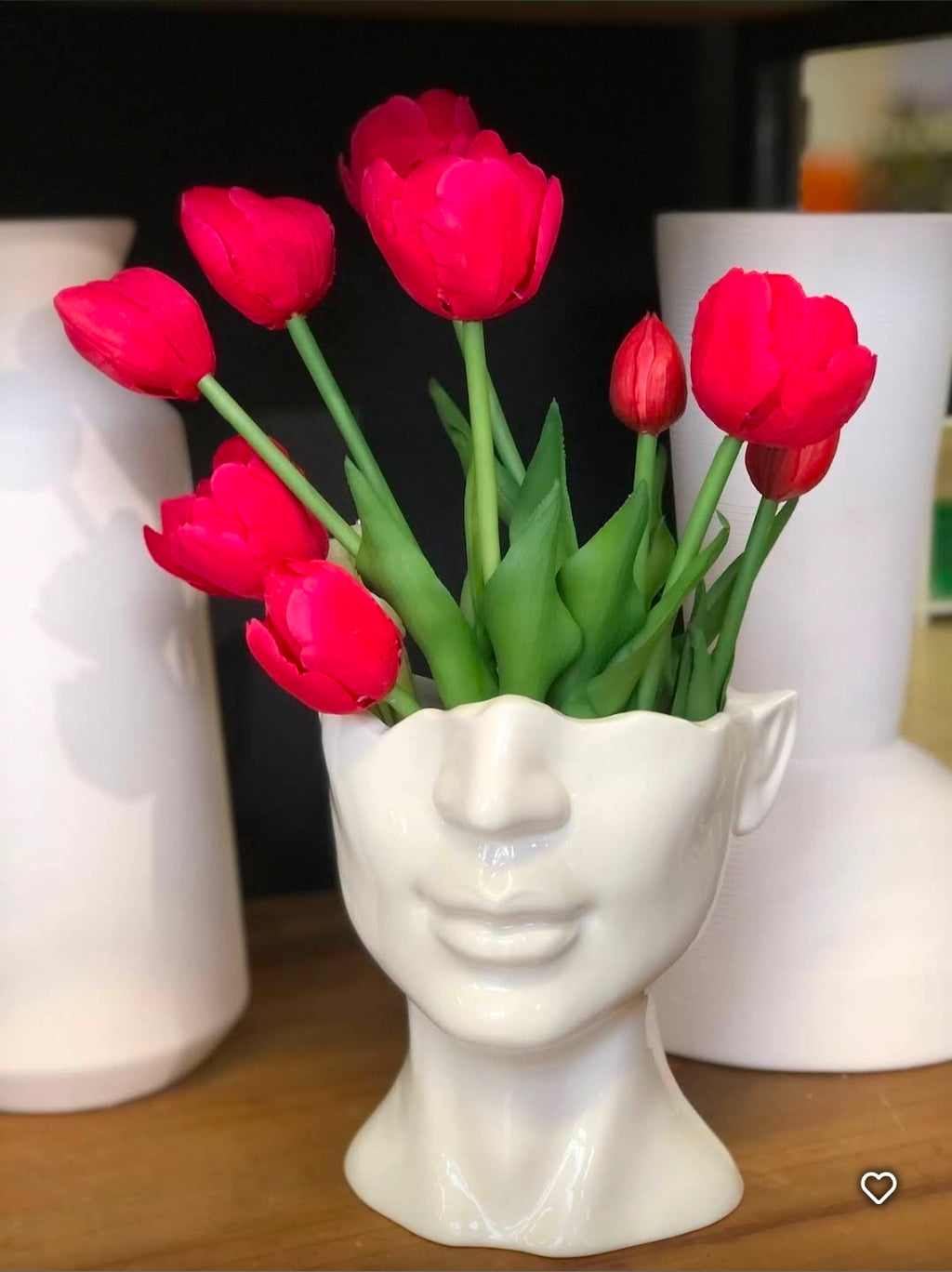 LADY FACE VASE